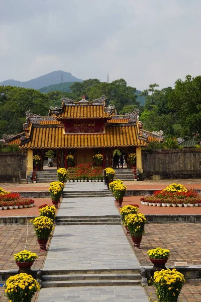 Ancien Village Temple Teinte Vietnam — Photo