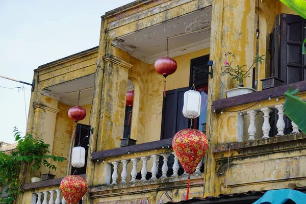 Arquitectura Colorida Tradicional Hoi — Foto de Stock