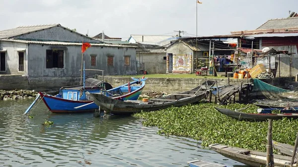 Barcos Pesqueros Puerto Hue Vietnam — Foto de Stock