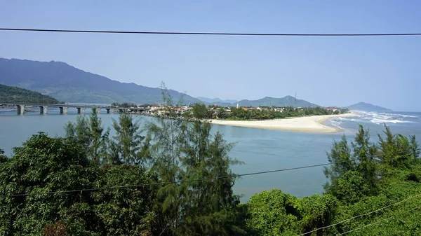 Hermosa Línea Costera Tropical Vietnam Cerca Danang —  Fotos de Stock
