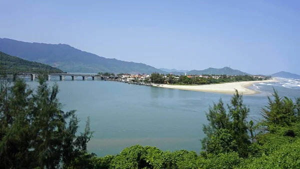 Piękne Tropikalne Wybrzeże Wietnamie Niedaleko Danang — Zdjęcie stockowe