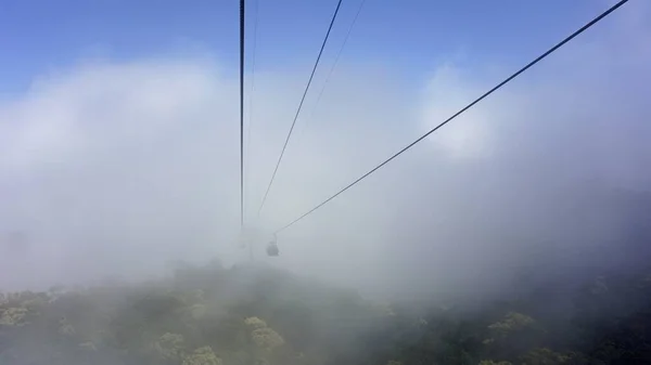 越南巴纳山区的缆车 — 图库照片