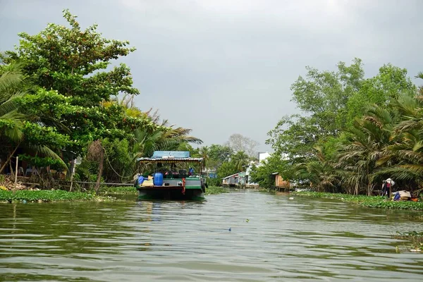 Paisaje Rural Agrícola Cerca Can Tho Vietnam Delta Del Mekong —  Fotos de Stock