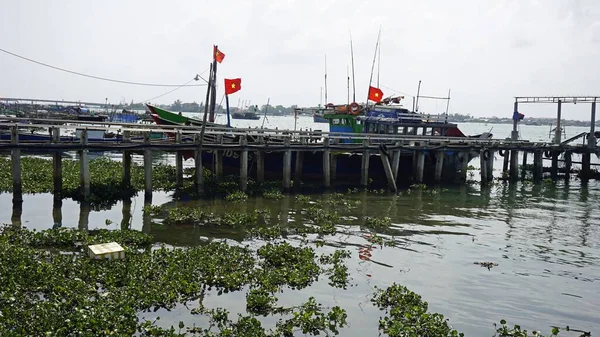 Vissersboten Haven Van Vietnam — Stockfoto