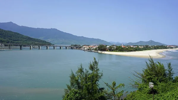 Hermosa Línea Costera Tropical Vietnam Cerca Danang —  Fotos de Stock