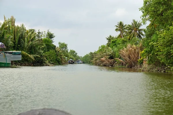 Paisaje Rural Agrícola Cerca Can Tho Vietnam Delta Del Mekong — Foto de Stock