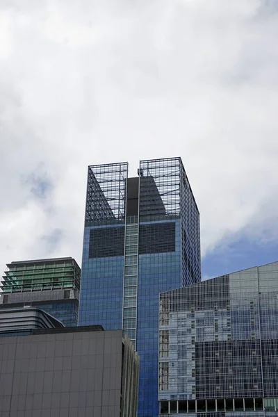 Énormes Nouveaux Immeubles Bureaux Dans Centre Ville Singapores — Photo