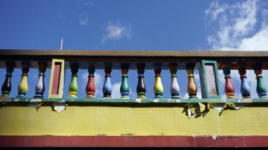 Singapur şehrinin mimari detayları