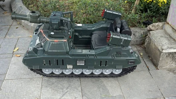 Kleine Tank Als Speelgoed Voor Kinderen Hanoi — Stockfoto