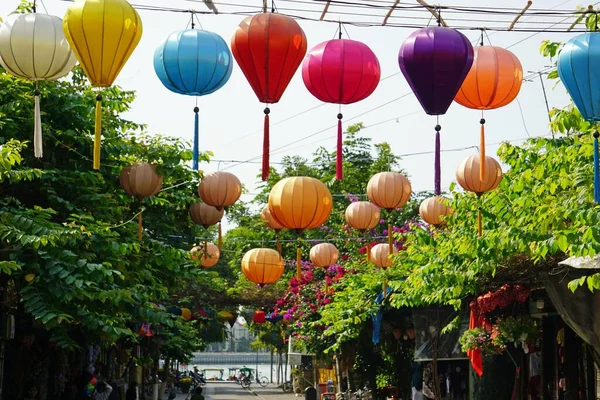 Красочный Фонарь Вьетнаме Вьетнаме — стоковое фото