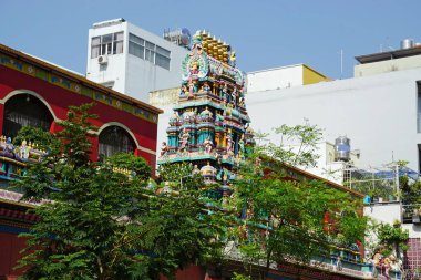 Ho Chi Minh şehrindeki renkli Hindu tapınağı