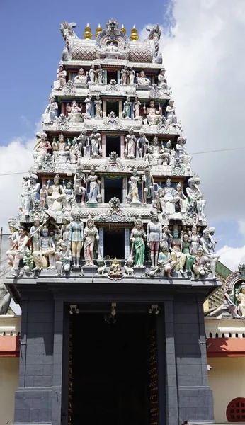 Traditional Colorful Hindu Temple Singapore City — Stock Photo, Image