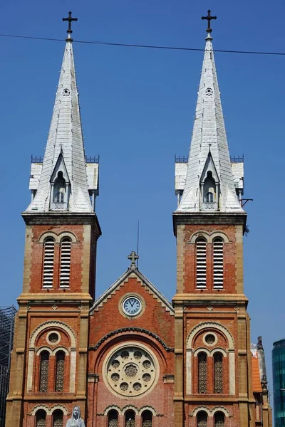 Notre Dame Igreja Chi Minh Cidade Vietnam — Fotografia de Stock