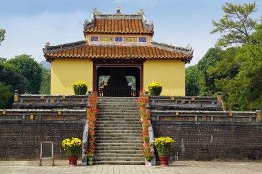 Vietnam 'daki eski bir tapınak köyü.