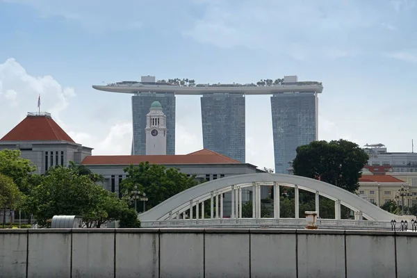 Detalhes Arquitetura Cidade Singapore — Fotografia de Stock