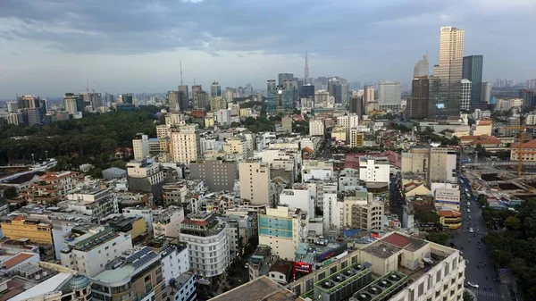 Amazing Skyline Chi Minh City Dusk — Stock Photo, Image