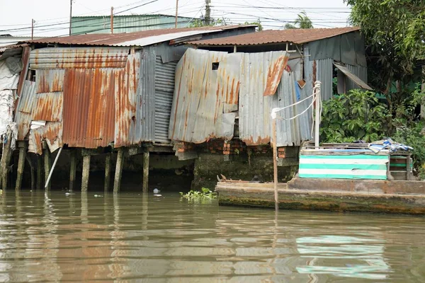 Vida Costa Rio Lata Tho Sul Vietnam — Fotografia de Stock