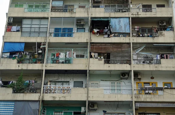 Viyana Nın Chi Minh Şehrinde Fakir Insanlar Yaşıyor — Stok fotoğraf