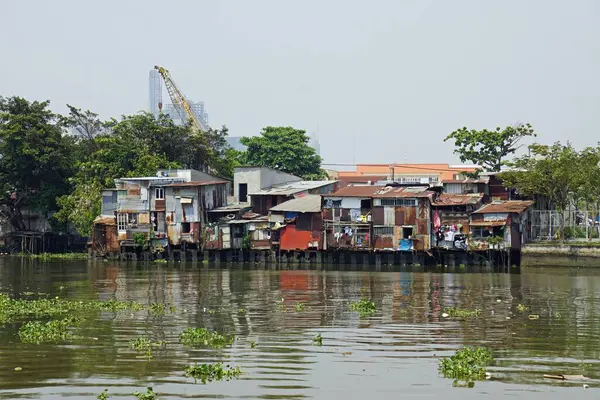 Vivre Dans Banlieue Chi Minh Ville Vietnam — Photo