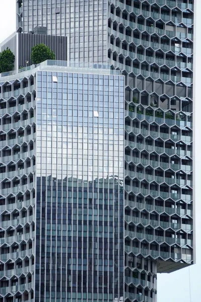 Huge New Office Buildings Singapores City Center — Stock Photo, Image