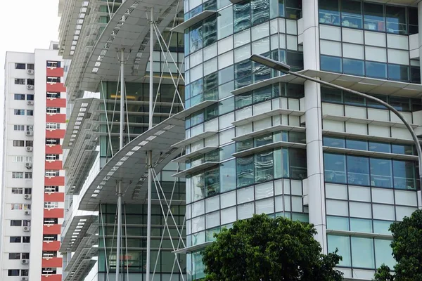 Huge New Office Buildings Singapores City Center — Stock Photo, Image