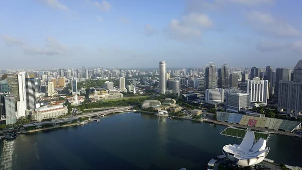 Singapur Kolem Března 2020 Skyline Singapore City — Stock fotografie