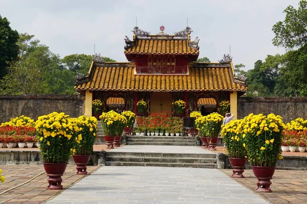 Starożytna Wioska Świątynna Odcień Wietnamie — Zdjęcie stockowe