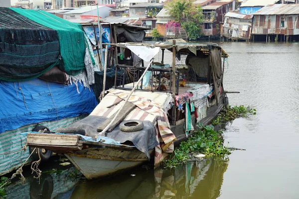 Locales Viven Suburbio Chi Minh Ciudad Vietnam — Foto de Stock