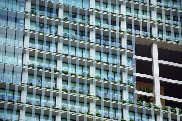 Огромные Новые Офисные Здания Центре Города Сингапорес — стоковое фото