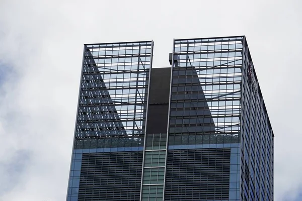 Énormes Nouveaux Immeubles Bureaux Dans Centre Ville Singapores — Photo