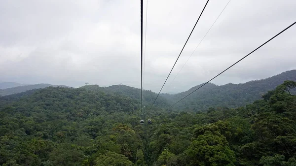 越南巴纳山区的缆车 — 图库照片