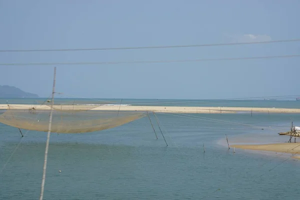 Enorme Red Pesca Costa Vietnam —  Fotos de Stock