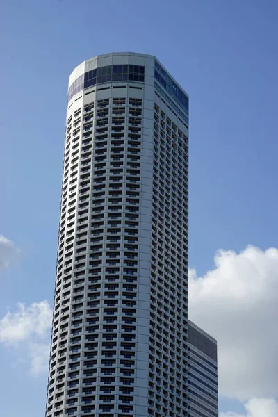 Ogromne Nowe Biurowce Centrum Miasta Singapores — Zdjęcie stockowe