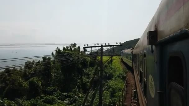 Tågresa Från Nyans Till Danang — Stockvideo
