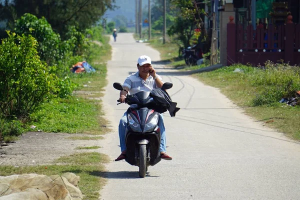 Odstín Vietnam Cca Leden 2020 Motocykl Ulicích — Stock fotografie