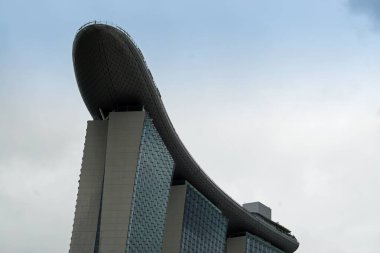 Singapur, Mart 2020: Marina Bay Sands Oteli Singapur şehir merkezi