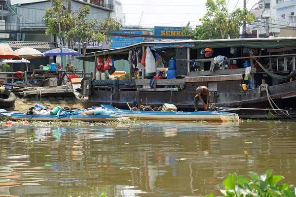 Chi Minh City Vietnam Circa Febbraio 2020 Vivere Nel Sobborgo — Foto Stock