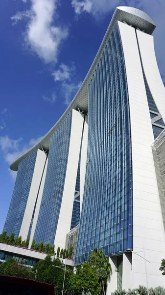 Singapura Cerca Março 2020 Marina Bay Sands Hotel Centro Singapura — Fotografia de Stock