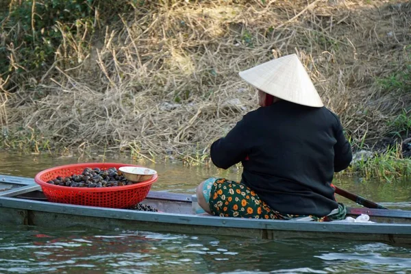 Hue Vietnam Vers Février 2020 Population Locale Sur Parfum Prospère — Photo