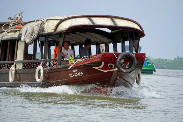 Can Tho Vietnam Circa Febraury 2020 Boat Ride Song Hau — Stock Photo, Image