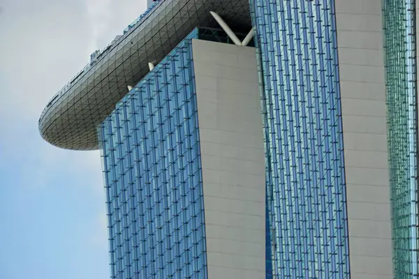 Сингапур Около Марта 2020 Marina Bay Sands Hotel Центре Сингапура — стоковое фото