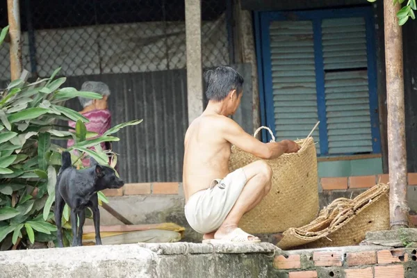 Can Tho Vietnam Circa Febraury 2020 Vida Local Canción Hau — Foto de Stock