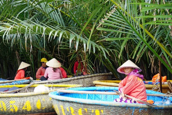 Хой Вьетнам Февраль 2020 Года Турист Корзине — стоковое фото