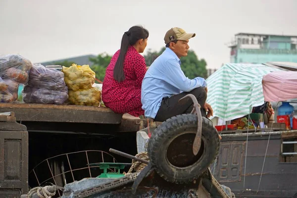 Can Tho Vietnam Circa Februara 2020 Vendors Life Can Tho — стокове фото