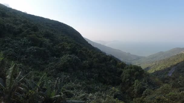 Malowniczy Krajobraz Hai Van Przełęcz Punkt Widzenia — Wideo stockowe
