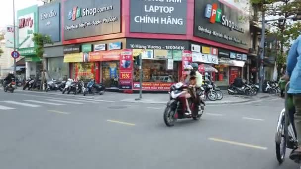 Odcień Wietnam Około Lutego 2020 Tuk Tuk Tour Hue City — Wideo stockowe