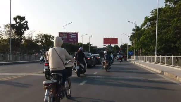 Hue Vietnam Februar 2020 Tuk Tuk Tour Durch Hue City — Stockvideo