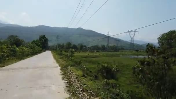 Hoi Vietnam Januari 2020 Landsbygdslandskap Utanför Hoi — Stockvideo