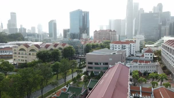 Singapour Vers Mars 2020 Vue Panoramique Sur Ville Singapour — Video