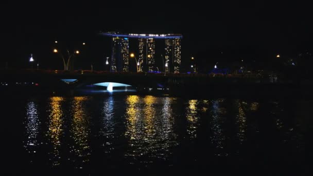 Singapur Circa Marzo 2020 Vista Panorámica Ciudad Singapur — Vídeos de Stock